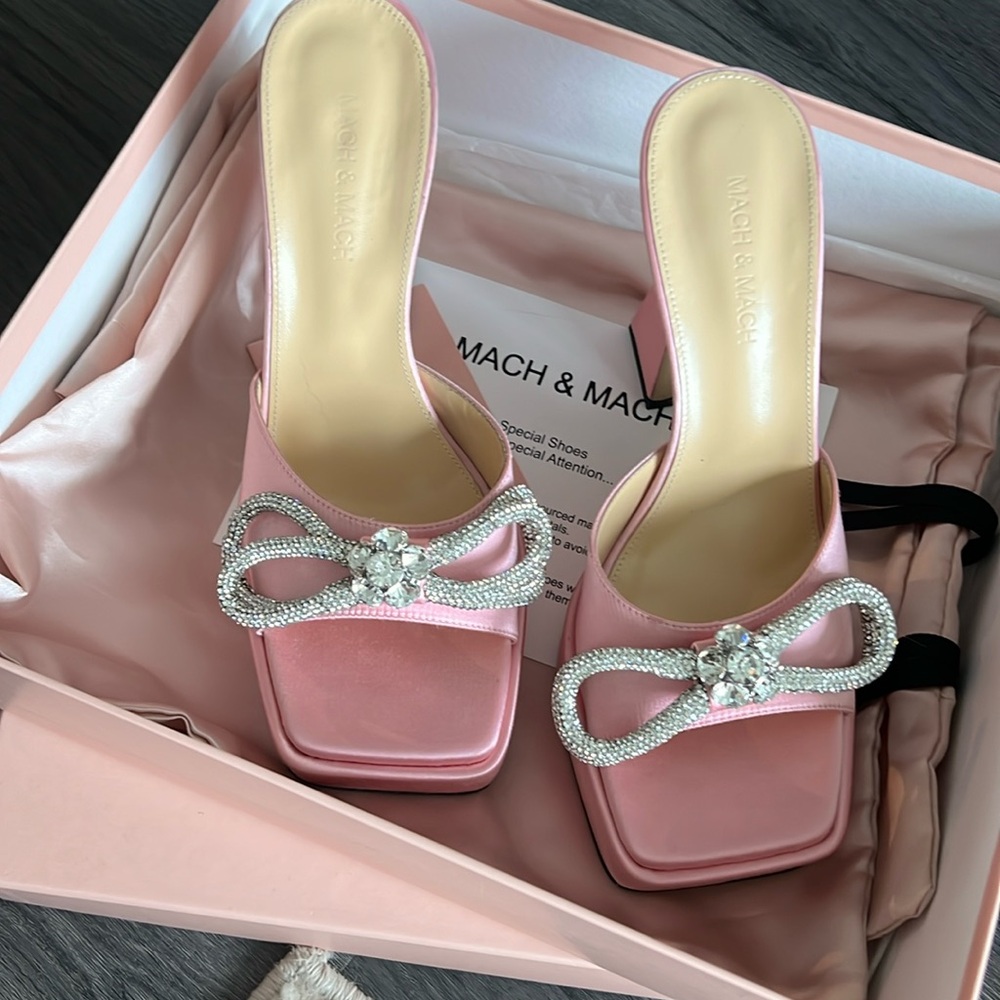 Mach & Mach pink heels
